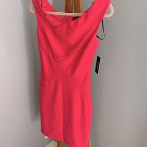 GUESS pink bodycon dress